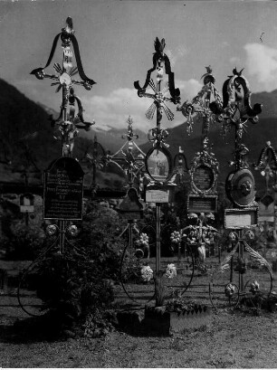Tirol - Sölden-Ötztal, Friedhofskreuze