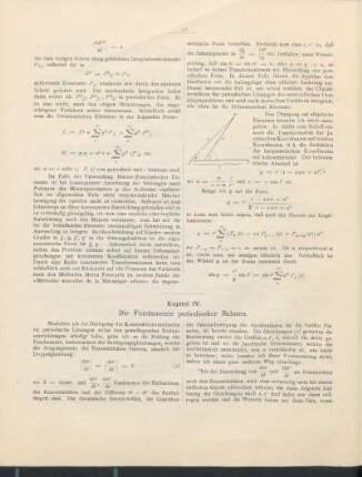 Kapitel IV. Die Fundamente periodischer Bahnen.