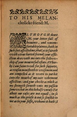 A treatise of melancholie : containing the causes thereof ...