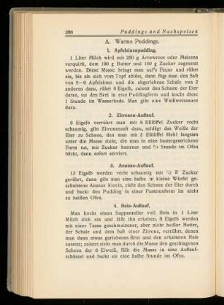 A. Warme Puddings.