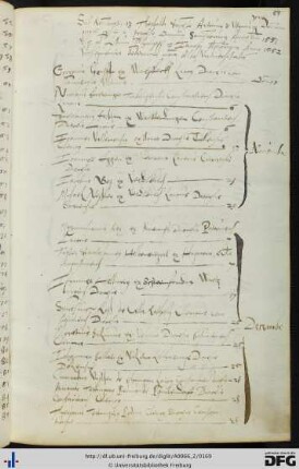 [fol. 84] Rektorat Theobald Bapst 1551/52