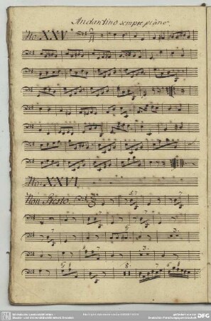 25. Anonymus, Andante, e-Moll