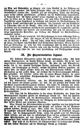 33. Die Gegenrevolution beginnt.