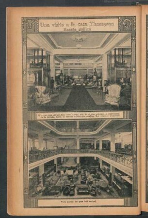 Una visita a la casa Thompson : Reseña gráfica