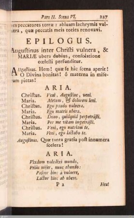 Epilogus. (Augustinus Conversus)