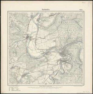 Meßtischblatt 2444 : Karlshafen, 1898 : Karlshafen. - Aufn. 1896. - 1:25000. - [Berlin]: Reichsamt für Landesaufnahme, 1898. - 1 Kt.