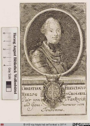 Bildnis Étienne-François comte de Stainville Choiseul, 1758 duc de