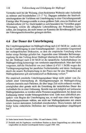 118-123, 4.6 Zur Dauer der Unterbringung