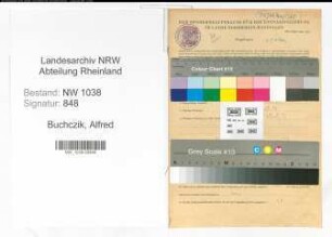 Entnazifizierung Alfred Buchczik , geb. 24.04.1914 (Angestellter)