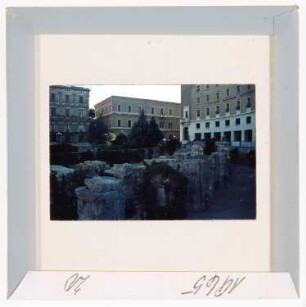 Lecce: Römisches Amphittheater (Foto 1965)