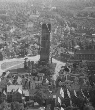St. Marienkirchturm Wismar : Blickrichtung Süden