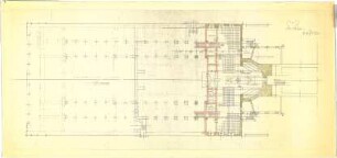 Döllgast, Hans; München; Basilika St. Bonifaz, Umplanung - Krypta (Grundriss)