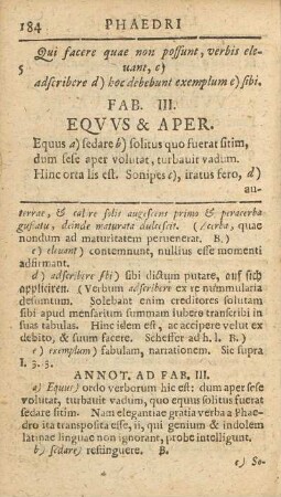 Fab. III. Eqvvs & Aper