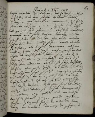 Paris 11. - 17. September 1715