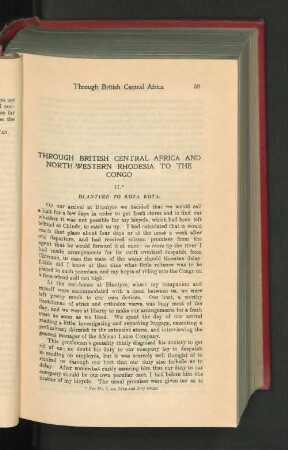 Through British Central Africa and North-Western Rhodesia to the Congo. II.