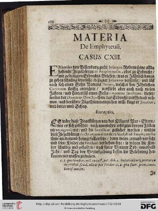 Materia de Emphyteusi