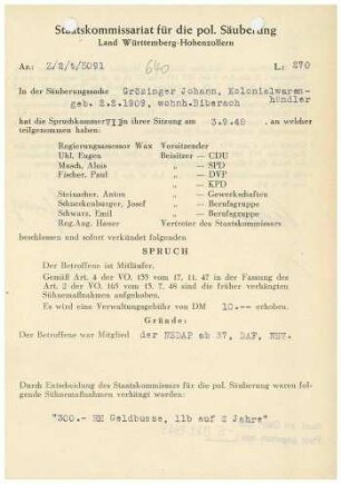 Grözinger, Johann
