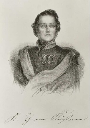 Bildnis des bayerischen Hoftheaterintendanten Karl Theodor von Küstner als Militär