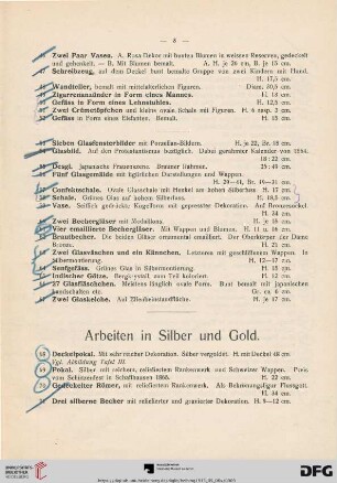 Arbeiten in Silber und Gold (Nr. 68-143)