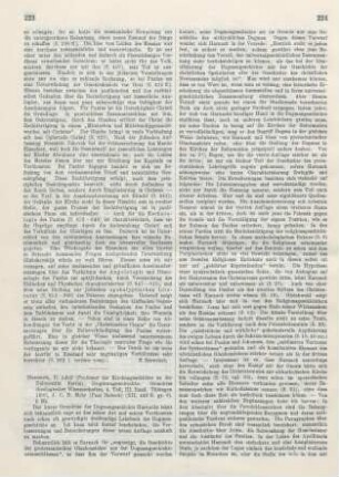 223-225 [Rezension] Harnack, Adolf von, Dogmengeschichte