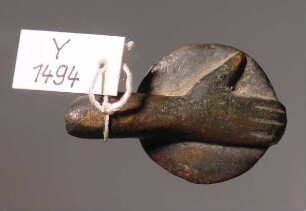 Hand mit Diskos