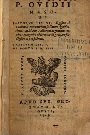 Fastorum libri VI