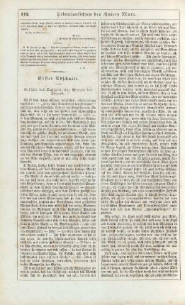 Erster Abschnitt. Gefühle des Daseins, die Monate der Jugend