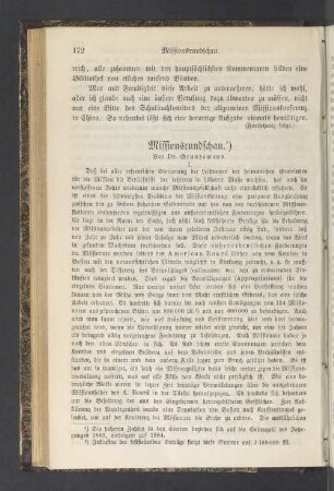 Missionsrundschau