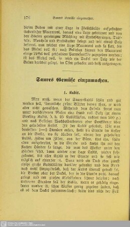 Saures Gemüse einzumachen