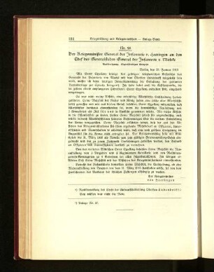 Nr. 58. Der Kriegsminister General der Infanterie v. Heeringen an den Chef des Generalstabes General der Infanterie v. Moltke