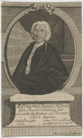 Bildnis des Ernestus Daniel Adami