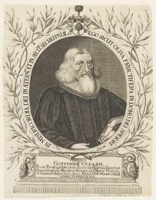 Bildnis des Gottfridus Olearius