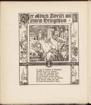 Der Mönch Zweifel mit seinem Heiligthum.