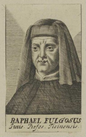 Bildnis des Raphael Fulgosus