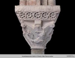 Kapitell mit Szenen aus dem Leben des Heiligen Benedikt von Nursia - N04MS42