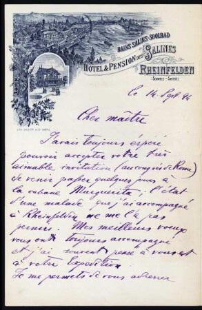 [Letter to Angelo Mosso]