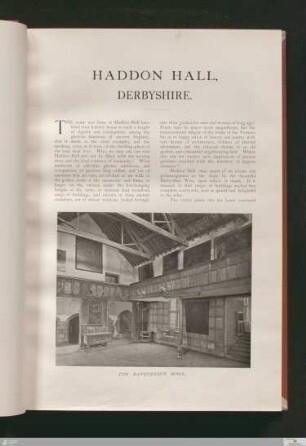Haddon Hall, Derbyshire