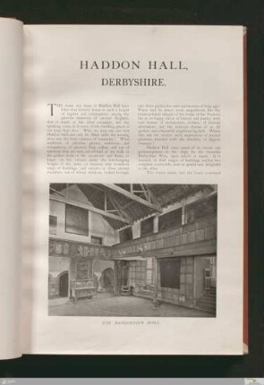 Haddon Hall, Derbyshire