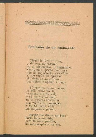 Confesión de un enamorado