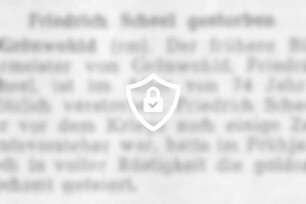 [Name maskiert] gestorben