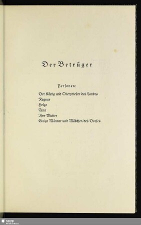 Der Betrüger