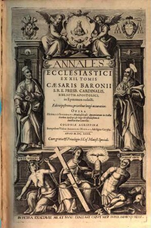 Annales ecclesiastici ex XII Tomis Caes. Baronii in epitomen redacti