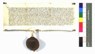 Schultheiß und Richter der Stadt Pforzheim vidimieren 2 Urkunden von 1420 März 19 und Mai 18 die Verpfändung von Gülten zu Wilferdingen betr.