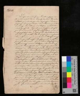 Abschrift für Oberst a.D. Haak