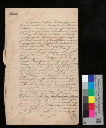 Abschrift für Oberst a.D. Haak