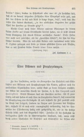 405-427 Über Visionen und Prophezeiungen : Schluß