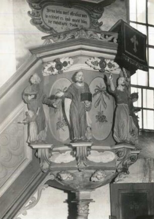 Kanzelkorb: Die vier Evangelisten
