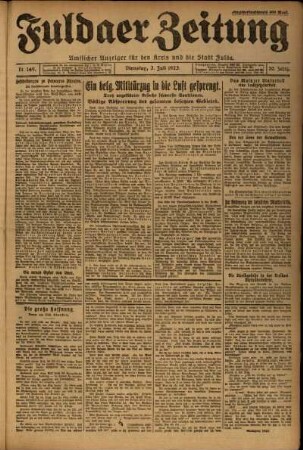 Ausgabe vom Dienstag, den 03. Juli 1923.