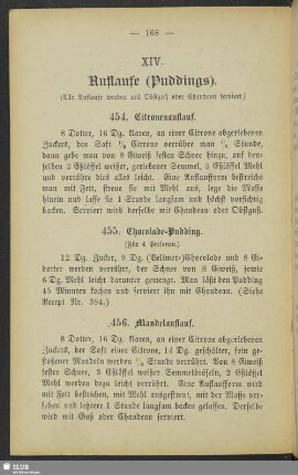 XIV. Aufläufe (Puddings)