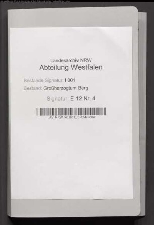 Das Vermögen des Kollegiatstifts zu Beckum